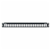 Panduit® NKMP24Y NetKey 24-Port All Metal, Flush Mount, Modular Patch Panel